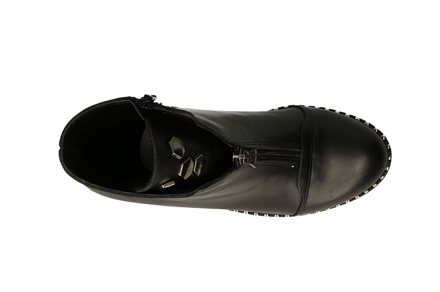 Ботинки кожаные Rifellini RI444-3290SAsiyahderi фото 7 - интернет-магазин обуви Pratik