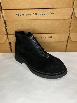 Ботинки замшевые Benito 44235/35-10 new- фото 1 - интернет-магазин обуви Pratik