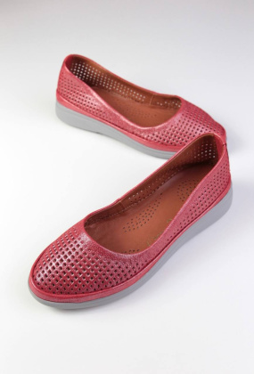 Балетки кожаные Benito 23367/412 new- фото 1 - интернет-магазин обуви Pratik