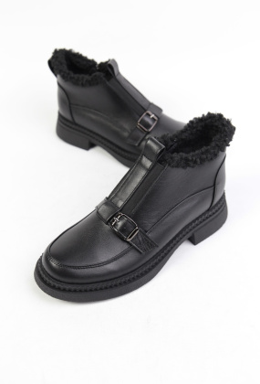 Ботинки кожаные Benito 1271/01/16 new- фото 1 - интернет-магазин обуви Pratik