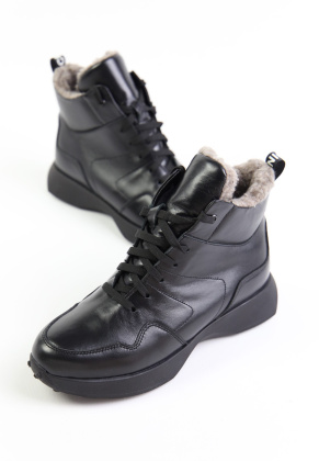 Ботинки кожаные Benito 1139/01/03- фото 1 - интернет-магазин обуви Pratik