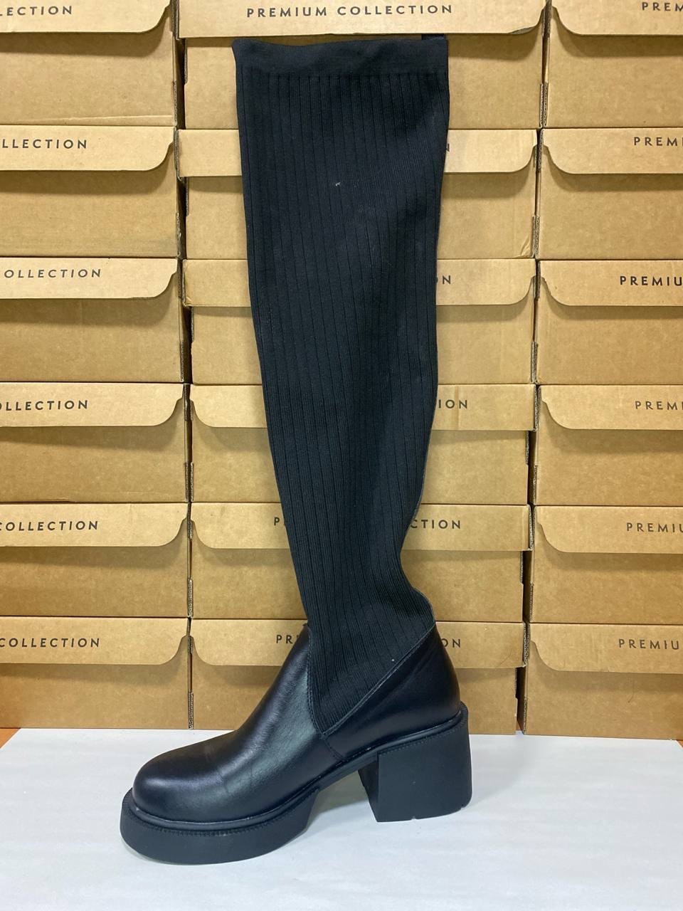 картинка Ботфорты кожаные Benito от магазина Pratik