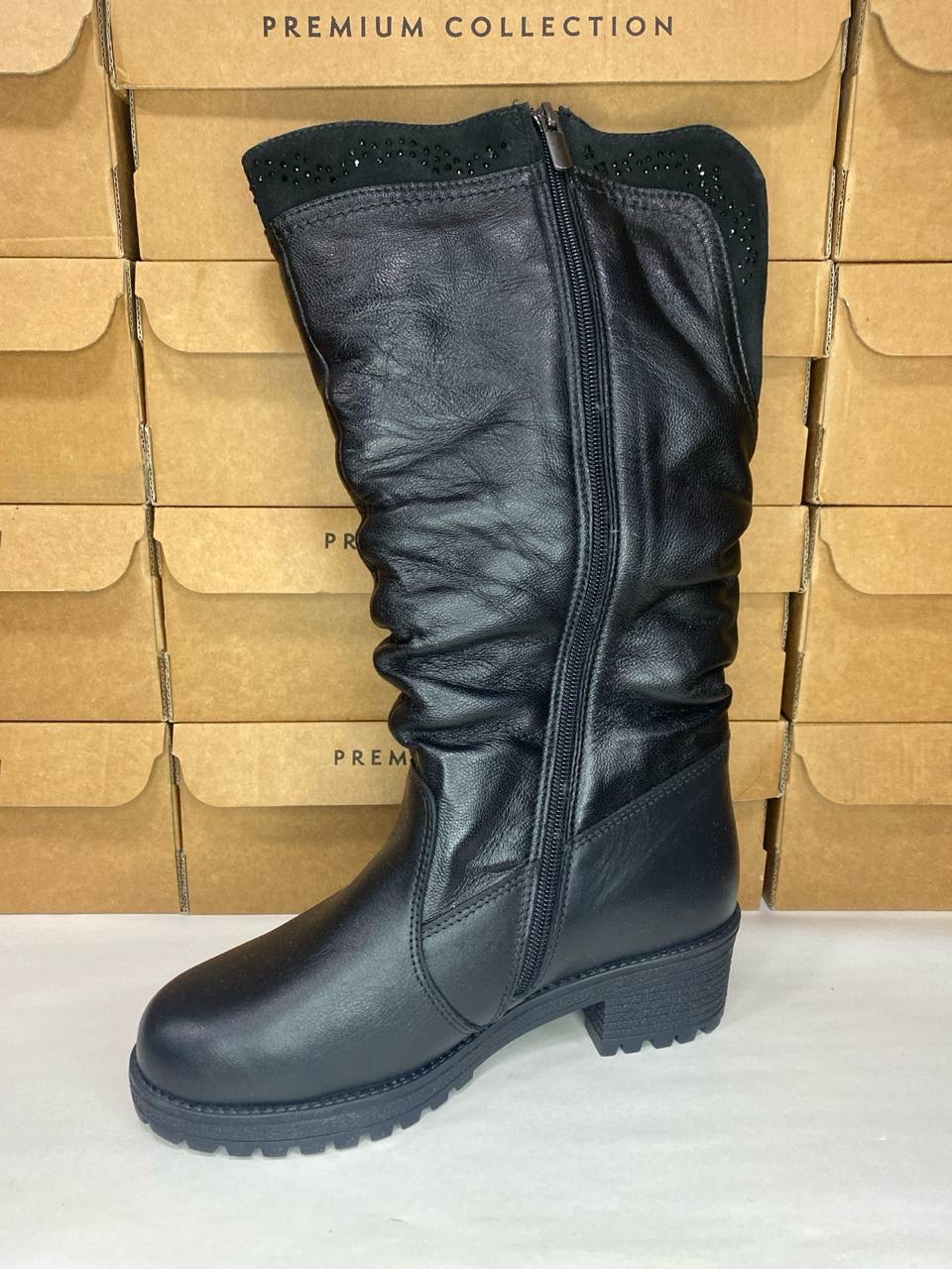 картинка Сапоги кожаные Benito от магазина Pratik