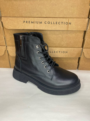 Ботинки кожаные Benito GL0965 new- фото 1 - интернет-магазин обуви Pratik