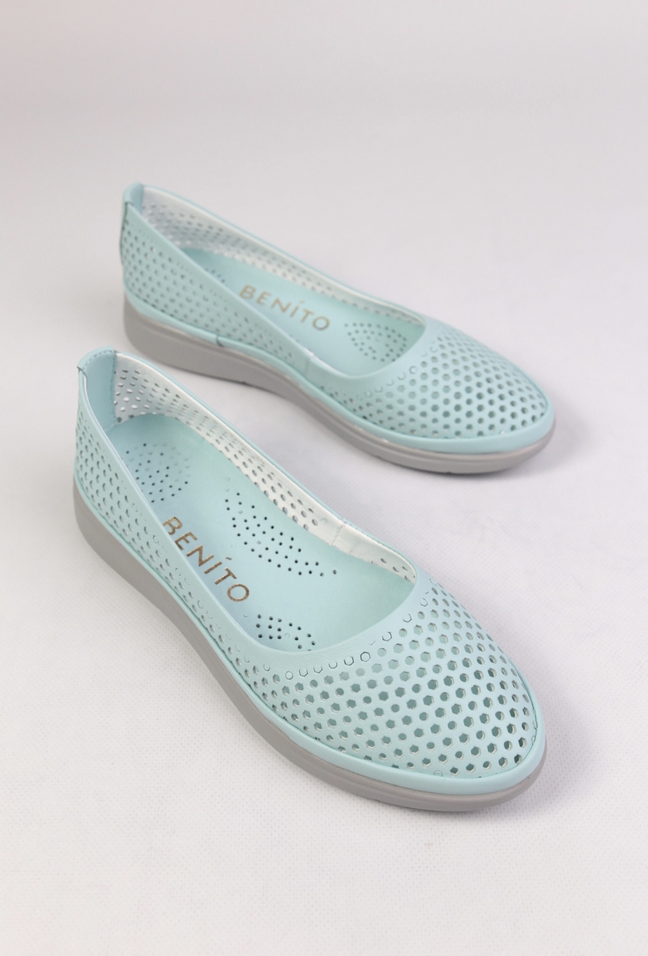 картинка Балетки кожаные Benito от магазина Pratik