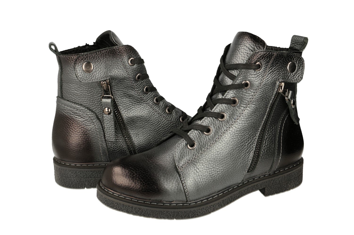 Ботинки кожаные Rifellini RI778-354K-117 фото 1 - интернет-магазин обуви Pratik