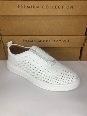 Слипоны кожаные Benito BE0956 new- фото 1 - интернет-магазин обуви Pratik