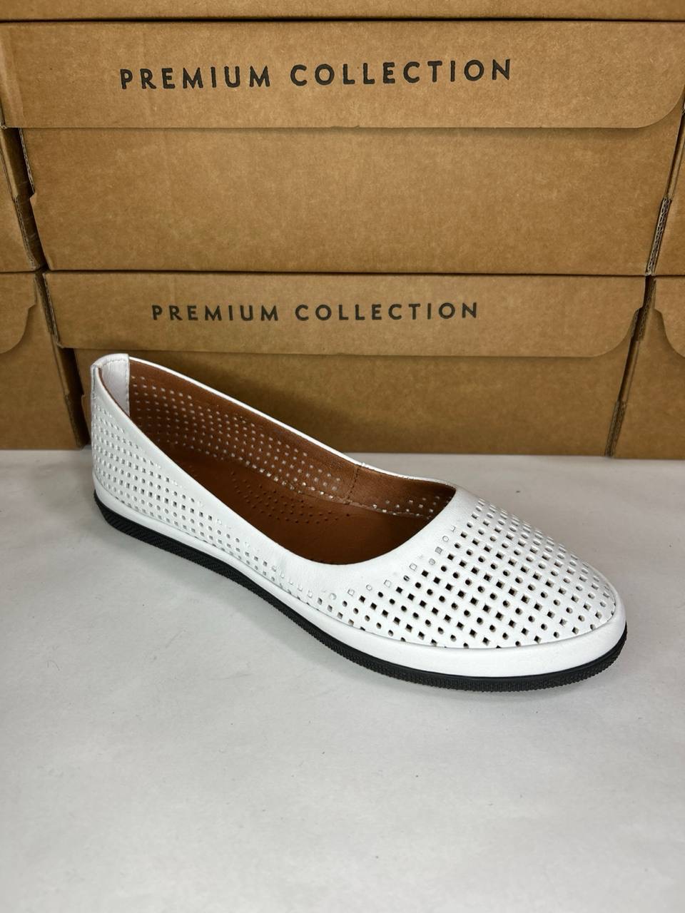 картинка Балетки кожаные Benito от магазина Pratik