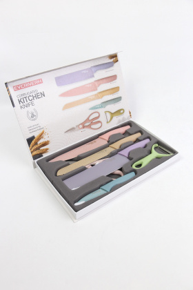 Набор ножей из пшеничного волокна 82- фото 1 - интернет-магазин обуви Pratik