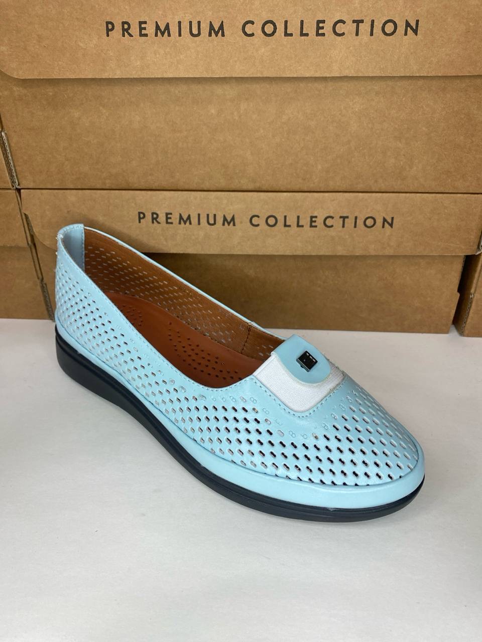 картинка Балетки кожаные Benito от магазина Pratik