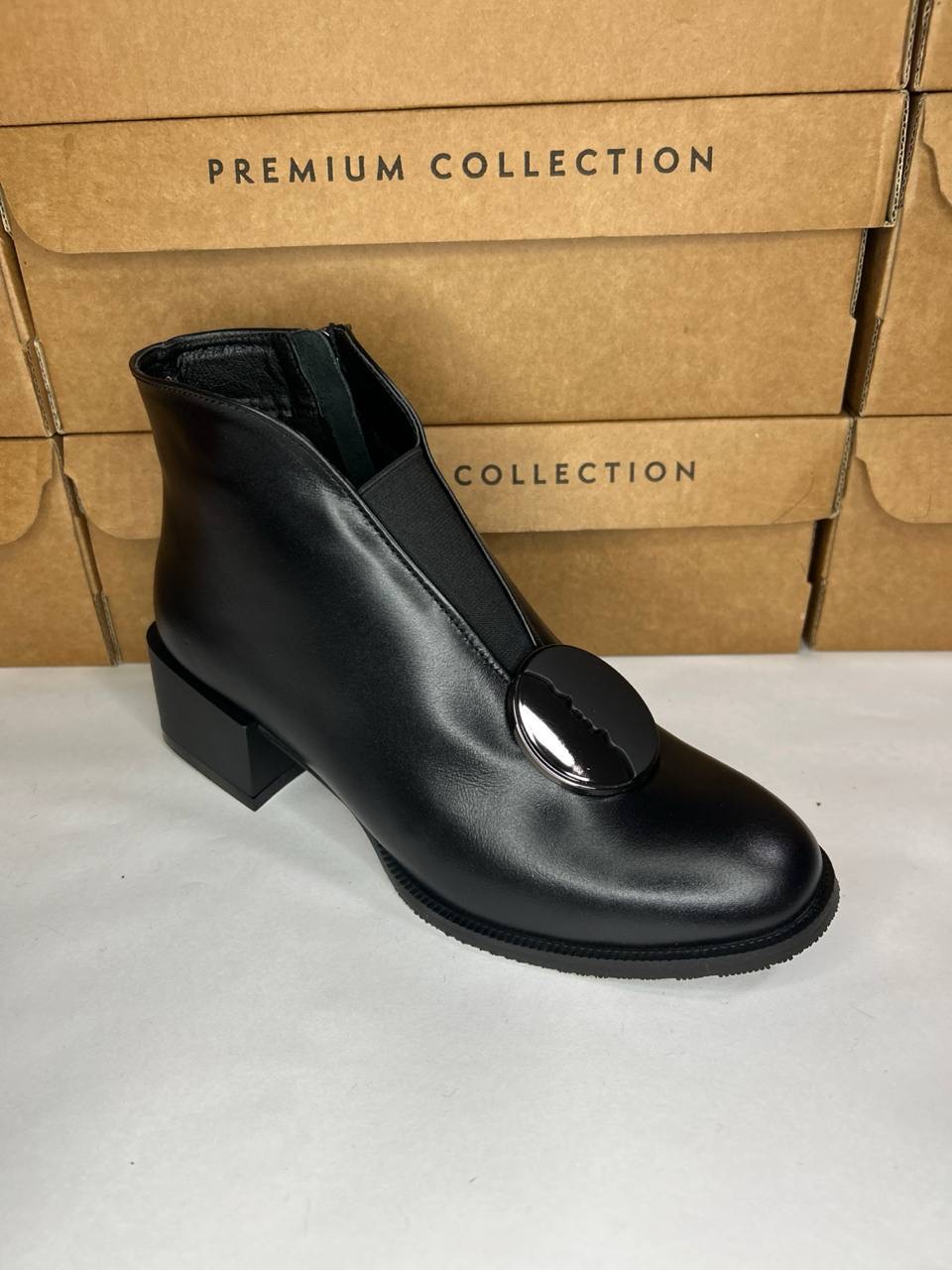 картинка Ботильоны кожаные Benito от магазина Pratik