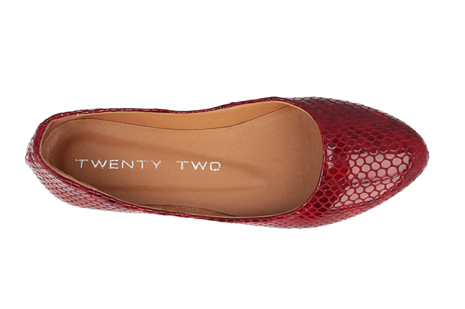 Балетки лаковые Twenty Two TT82-620-48 фото 6 - интернет-магазин обуви Pratik
