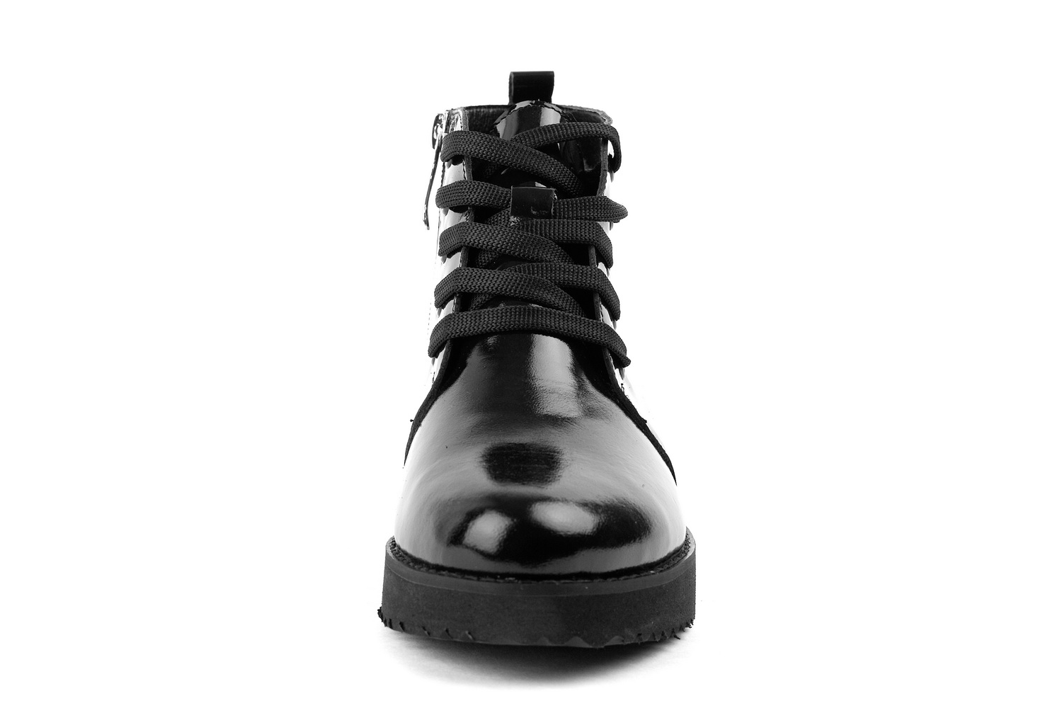 Ботинки женские лаковые Grossi GR456 фото 2 - интернет-магазин обуви Pratik