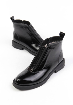 Ботинки кожаные Benito 1204/12/03 new- фото 1 - интернет-магазин обуви Pratik