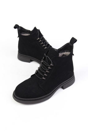 Ботинки замшевые Benito 43963/35 new- фото 1 - интернет-магазин обуви Pratik