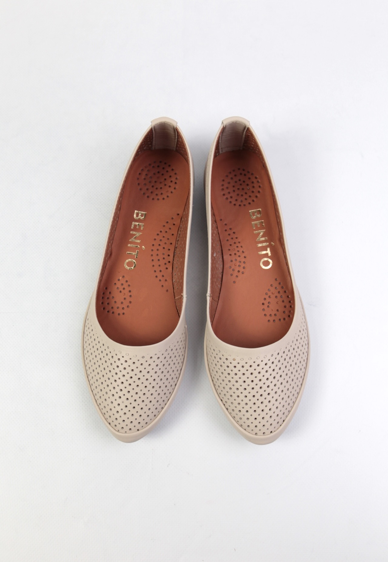 Балетки кожаные Benito 22989/41 new фото 6 - интернет-магазин обуви Pratik