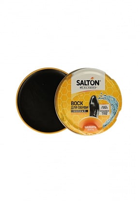 Воск для гладкой кожи Salton, черный, 75 мл 0129- фото 1 - интернет-магазин обуви Pratik