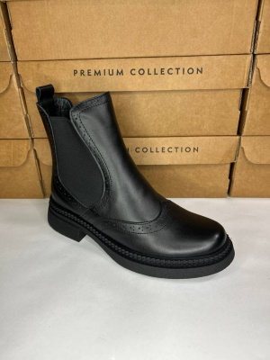 Ботинки кожаные Benito BE0978 new- фото 1 - интернет-магазин обуви Pratik