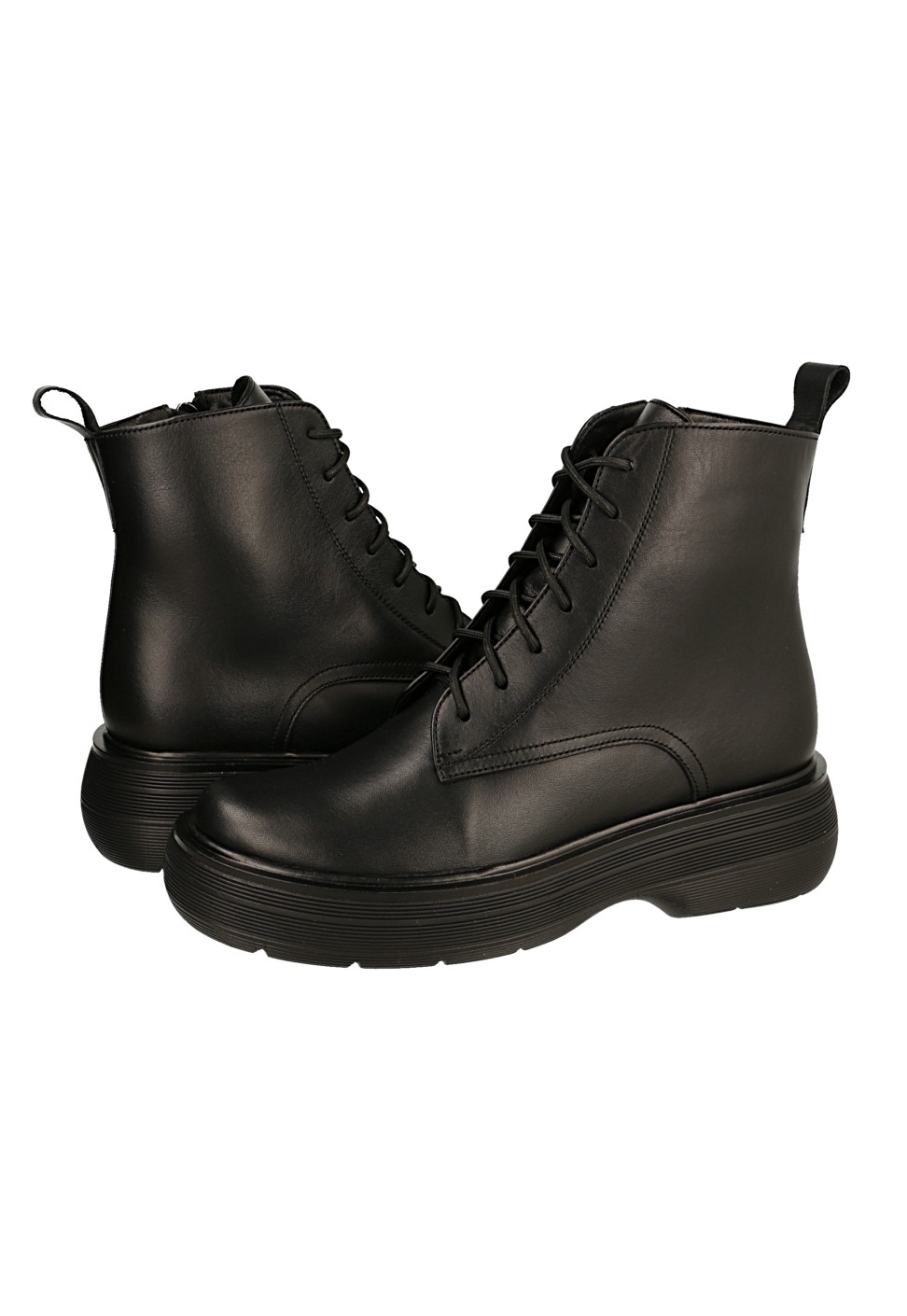 Ботинки кожаные Benito 1055/01/02 фото 1 - интернет-магазин обуви Pratik