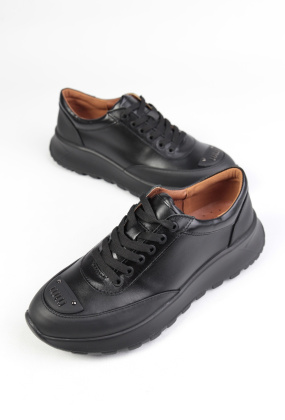 Кроссовки кожаные Benito 2195/01-01m/07 new- фото 1 - интернет-магазин обуви Pratik