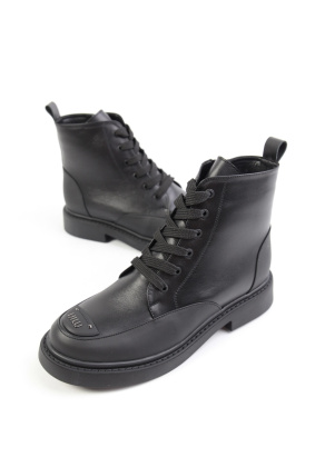 Ботинки кожаные Benito 1273/01-01m/03 new- фото 1 - интернет-магазин обуви Pratik