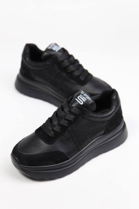Кроссовки кожаные It-ts MT60-4 black- фото 1 - интернет-магазин обуви Pratik