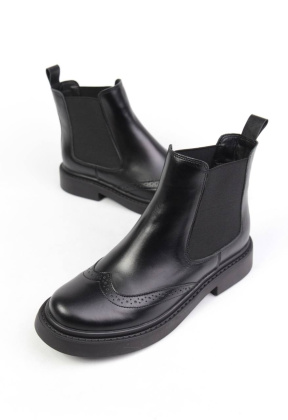 Ботинки кожаные Benito 1249-1/01/02 new- фото 1 - интернет-магазин обуви Pratik