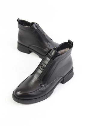 Ботинки кожаные Benito 1211-2/01/03 new- фото 1 - интернет-магазин обуви Pratik