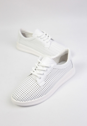 Кеды кожаные Benito 24160/1 new- фото 1 - интернет-магазин обуви Pratik