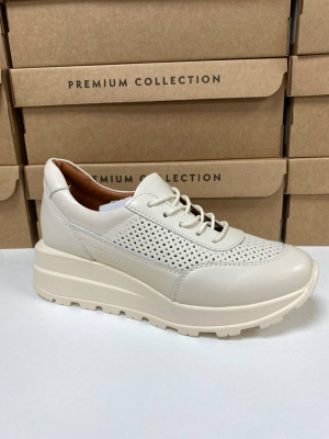 Кроссовки кожаные Benito GL0290- фото 1 - интернет-магазин обуви Pratik