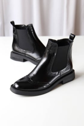 Ботинки кожаные Benito 1201/12/02- фото 1 - интернет-магазин обуви Pratik