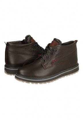 Ботинки кожаные Benito MXvebs2kor- фото 1 - интернет-магазин обуви Pratik