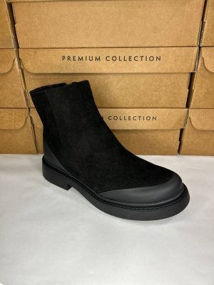 Ботинки замшевые Benito BE0990 new- фото 1 - интернет-магазин обуви Pratik