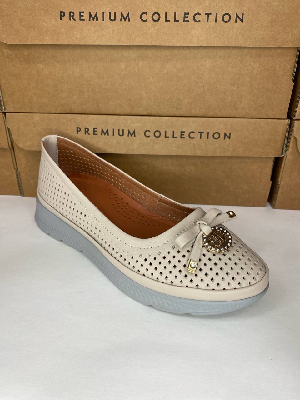 картинка Балетки кожаные Benito от магазина Pratik