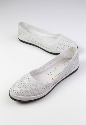 Балетки кожаные Benito 23342/72 new- фото 1 - интернет-магазин обуви Pratik