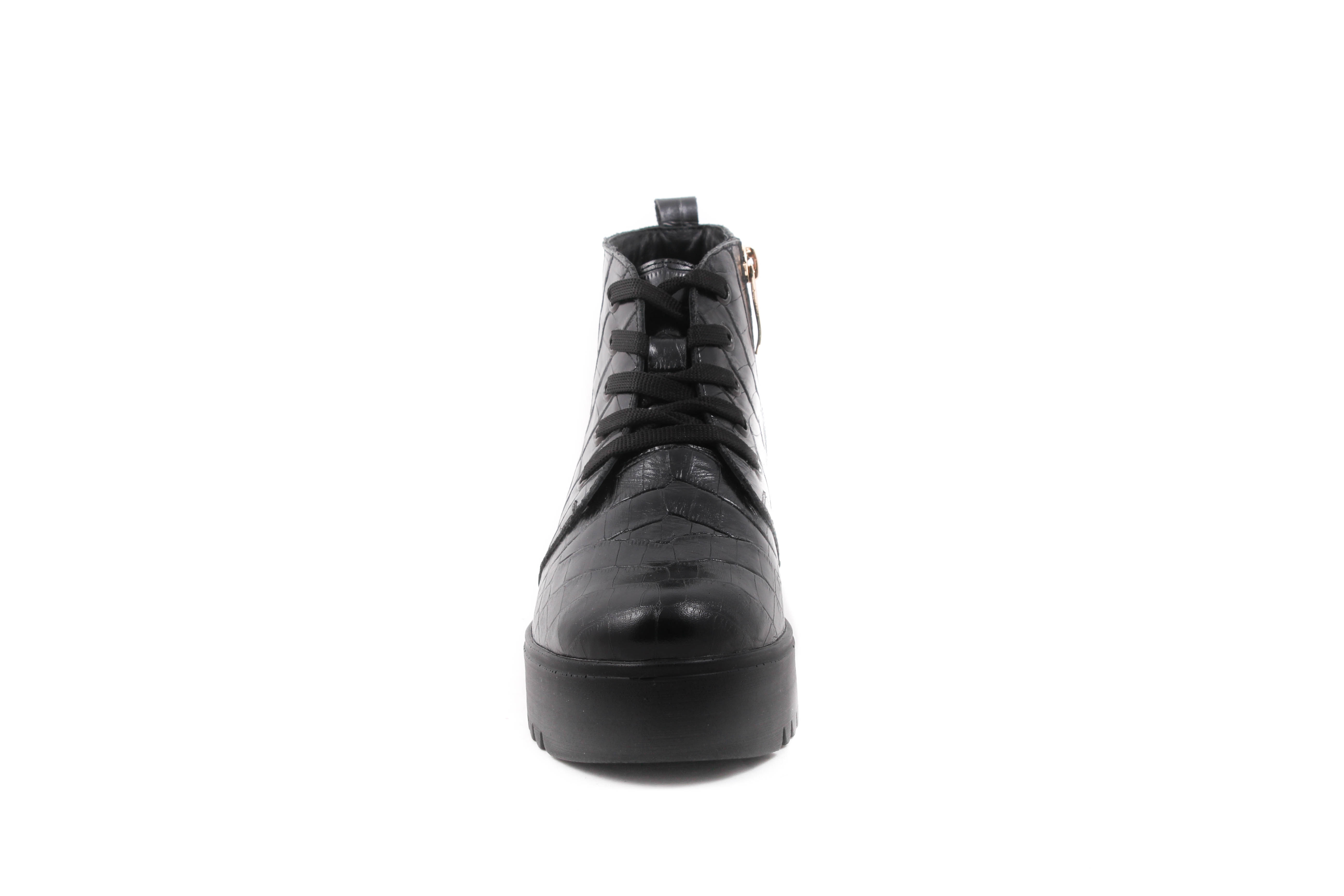 Ботинки кожаные Grossi GR164-44 фото 4 - интернет-магазин обуви Pratik