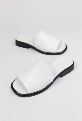 Шлепанцы кожаные Benito 0049-4/06 new- фото 1 - интернет-магазин обуви Pratik