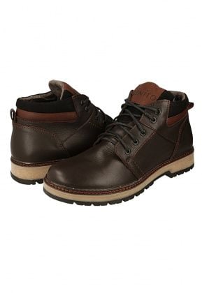 Ботинки кожаные Benito MXKat2.kor- фото 1 - интернет-магазин обуви Pratik