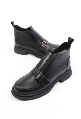 Ботинки кожаные Benito 1282/01/03 new- фото 1 - интернет-магазин обуви Pratik