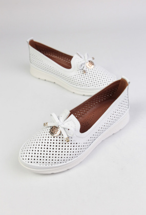 Балетки кожаные Benito 24151/1 new- фото 1 - интернет-магазин обуви Pratik