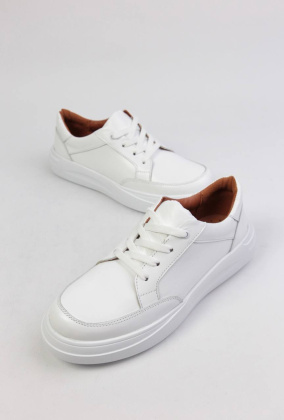 Кеды кожаные Benito BE0544 new- фото 1 - интернет-магазин обуви Pratik