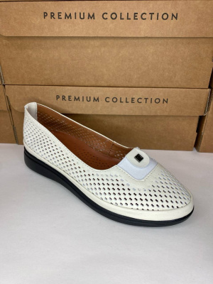 Балетки кожаные Benito GL0795 new- фото 1 - интернет-магазин обуви Pratik