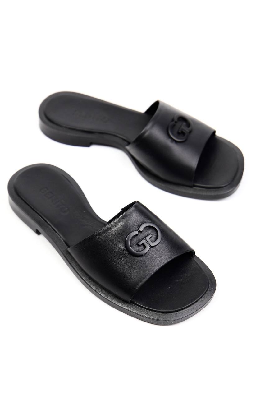 картинка Шлепанцы кожаные Benito от магазина Pratik