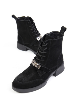 Ботинки замшевые Benito 1334/02/02 new- фото 1 - интернет-магазин обуви Pratik