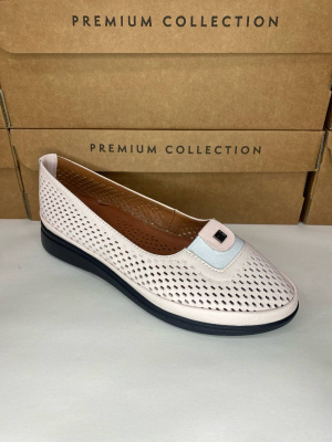 Балетки кожаные Benito GL0710 new- фото 1 - интернет-магазин обуви Pratik