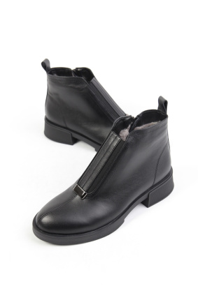 Ботинки кожаные Benito 1204-1/01/03 new- фото 1 - интернет-магазин обуви Pratik