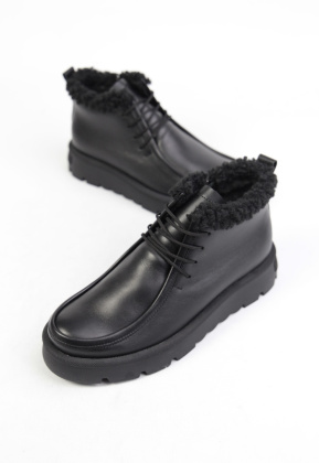 Ботинки кожаные Benito 1295/01/16 new- фото 1 - интернет-магазин обуви Pratik