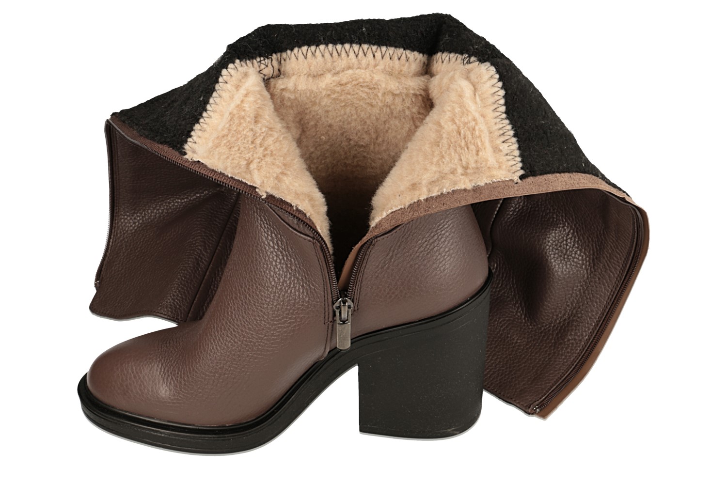 картинка Ботфорты кожаные Kluchini от магазина Pratik