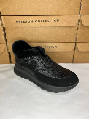 Ботинки кожаные Benito 44225/9-35 new- фото 1 - интернет-магазин обуви Pratik