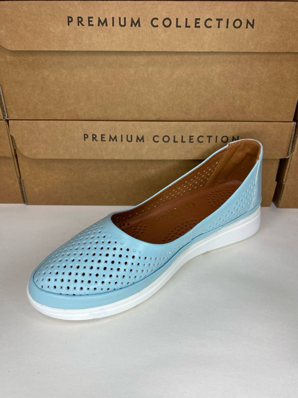 картинка Балетки кожаные Benito от магазина Pratik